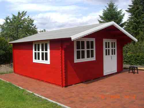 Gartenhaus Modell Schweden Rot
