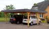 Hipped roof carport Leimholz