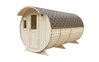 Round Camping Barrel - log home